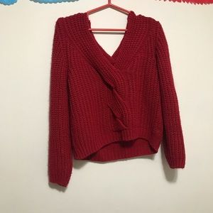 Red Sweater by Nasty Gal